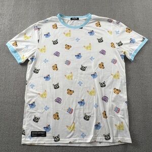 Krew Shirt Adult Large Short Sleeve All Over Print Casual Men's